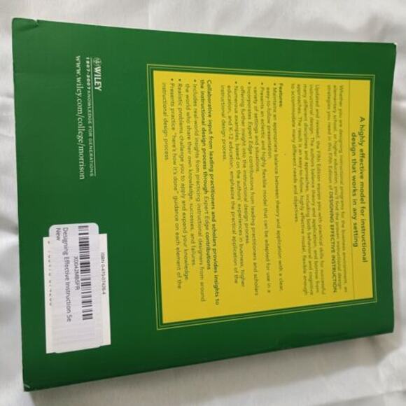 Designing Effective Instruction 5th Edition - Picture 2 of 2